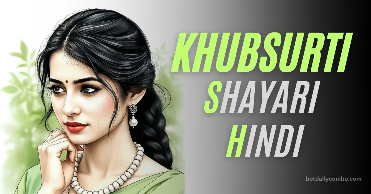 Khubsurti Par Shayari in Hindi LOGO